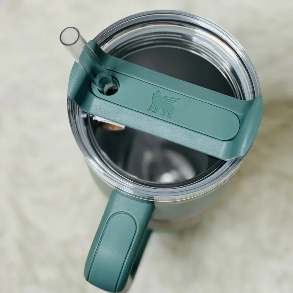 Stanley Tumbler 40oz Stainless Steel H2.0 FlowState Quencher Shale - Picture 3 of 13